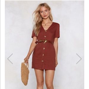 Nasty Gal Button-down Dress
